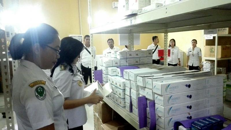 Bupati Landak Sidak di Dinkes Kab. Landak